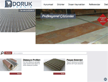 Tablet Screenshot of doruk-yapi.com